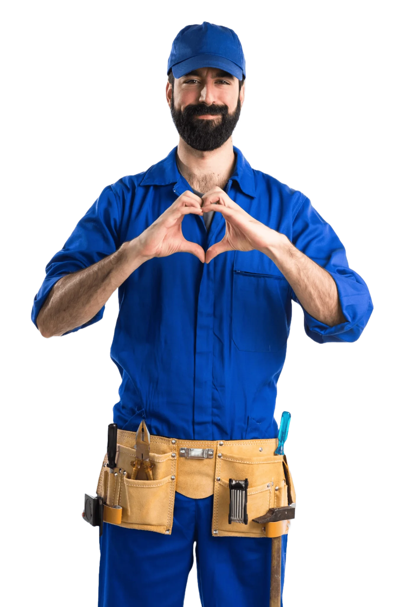 Certified GulfFix technician repairing home appliances in a modern Dubai home